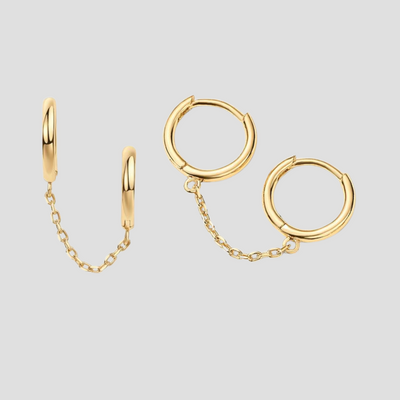 Velluna Modern Gold Earrings