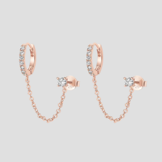 Velluna Modern Gold Earrings