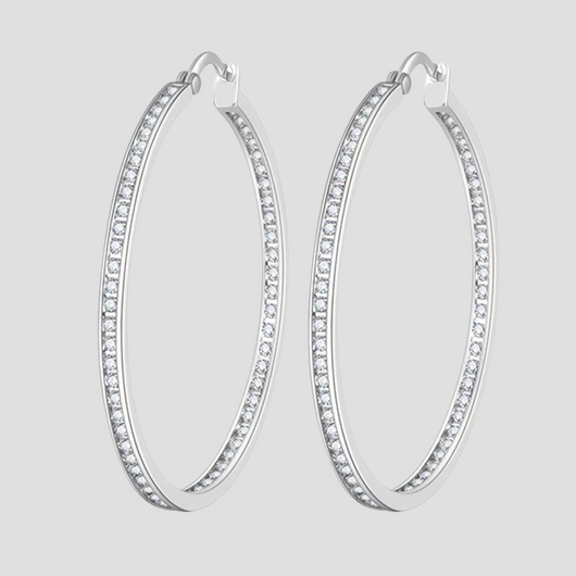 Velluna Chic Sterling Hoops