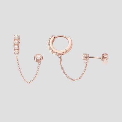 Velluna Modern Gold Earrings