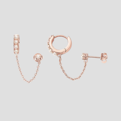 Velluna Modern Gold Earrings