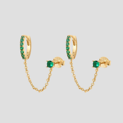 Velluna Modern Gold Earrings